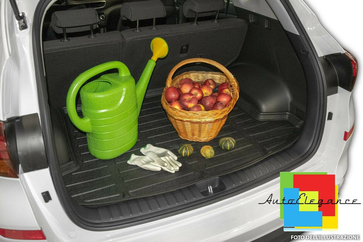 VASCA BAULE BAGAGLIAIO TAPPETO GOMMA SUPERGRIP BMW X1 F48 2016+ -AT-