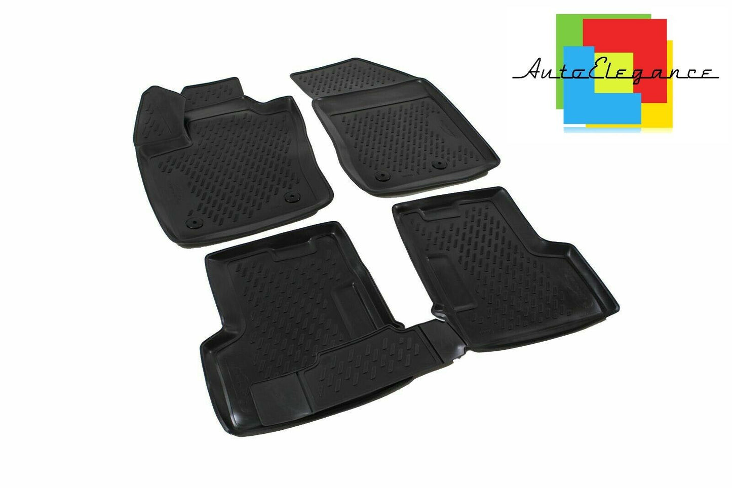 CUSTOM RUBBER CAR INTERIOR MATS SET JEEP RENEGADE 2015+ CARPETS -AT-