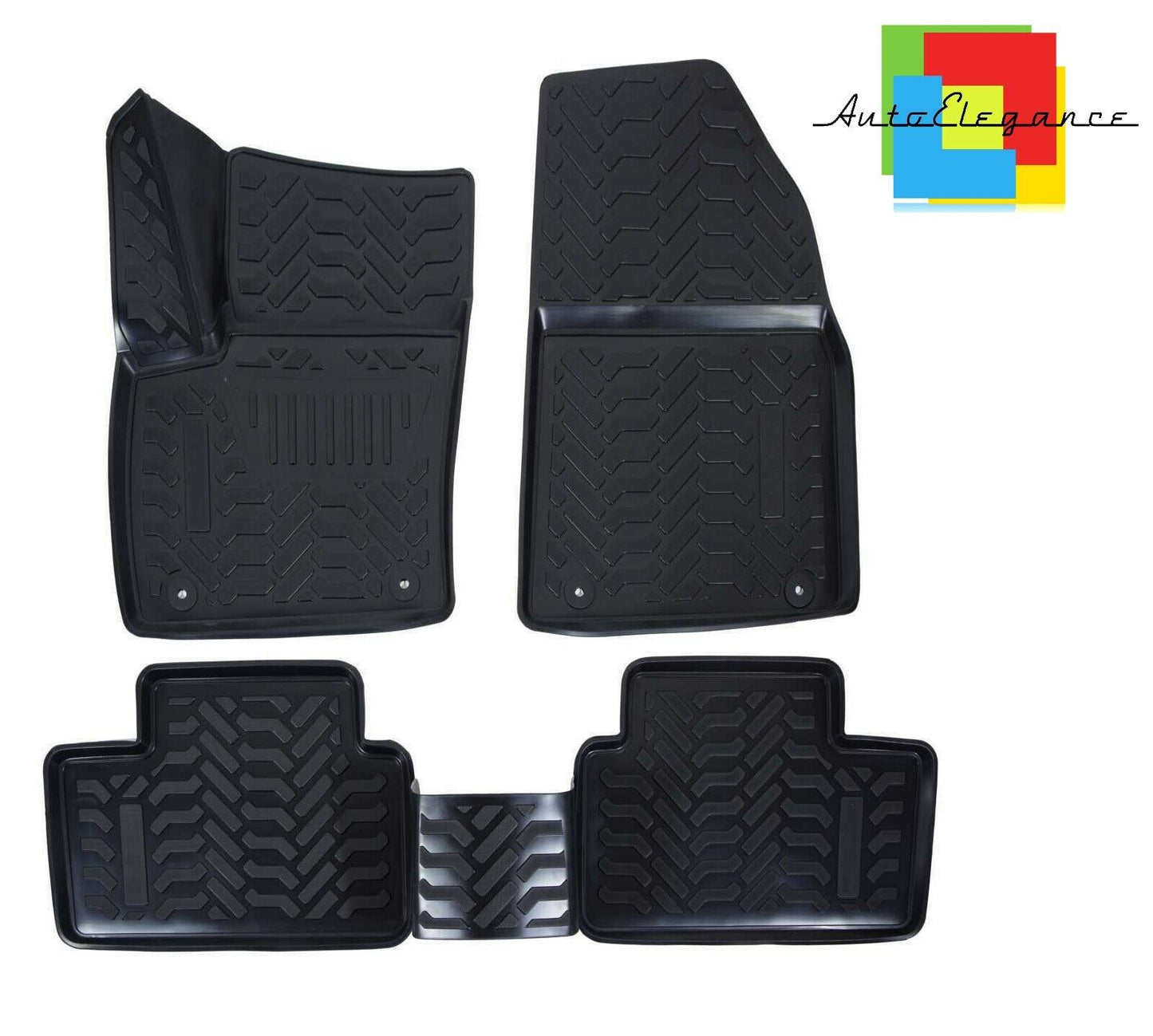 CUSTOM RUBBER CAR INTERIOR MATS SET VOLVO XC40 2016+ -AT-