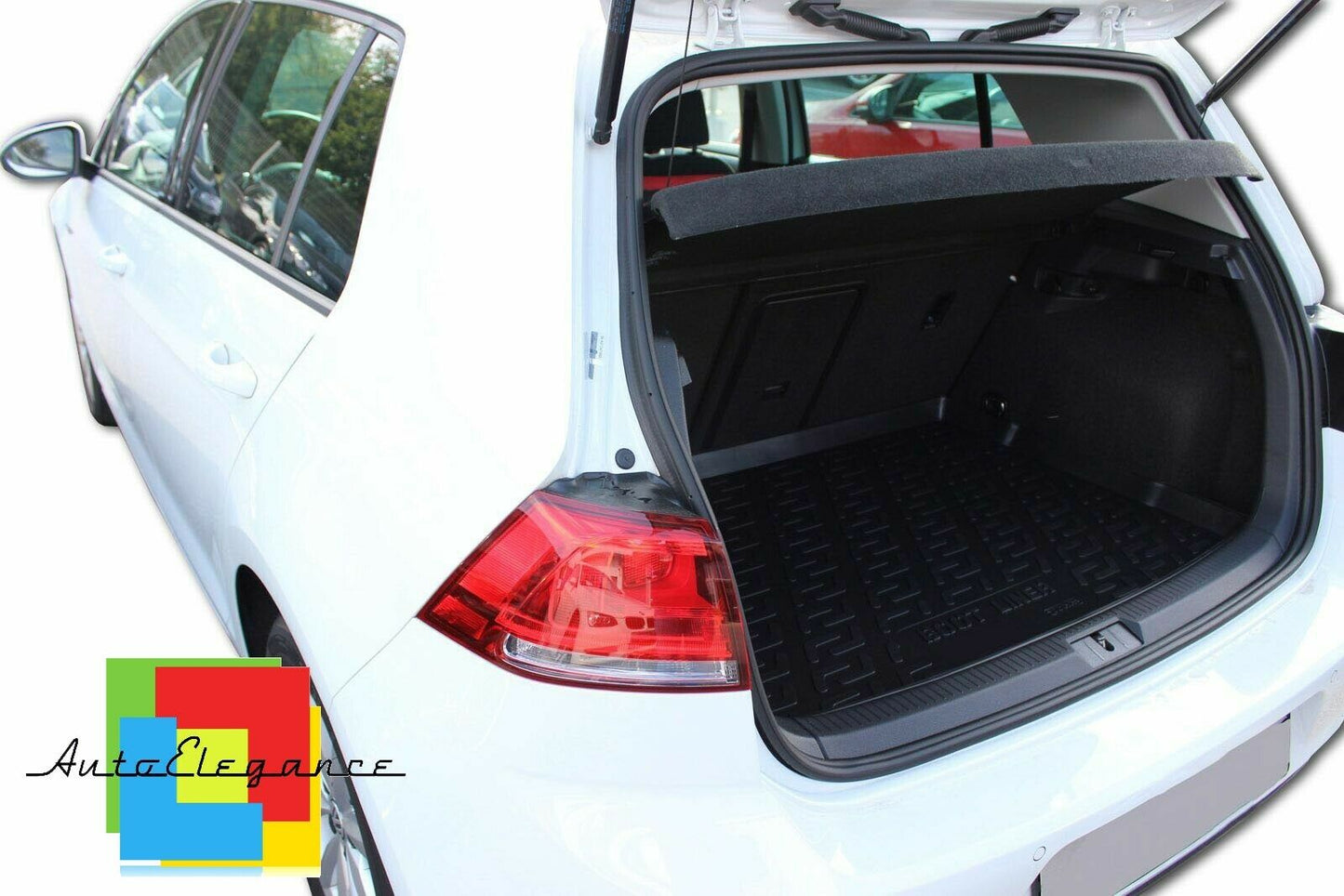 VASCA BAULE BAGAGLIAIO TAPPETO GOMMA SUPERGRIP VW GOLF 7 2013-2019 0032