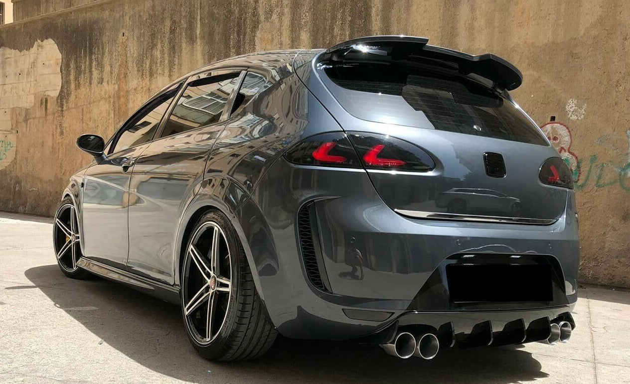 SPOILER POSTERIORE SEAT LEON 1P MK2 2005-2009 SUL TETTO CUPRA LOOK 0126
