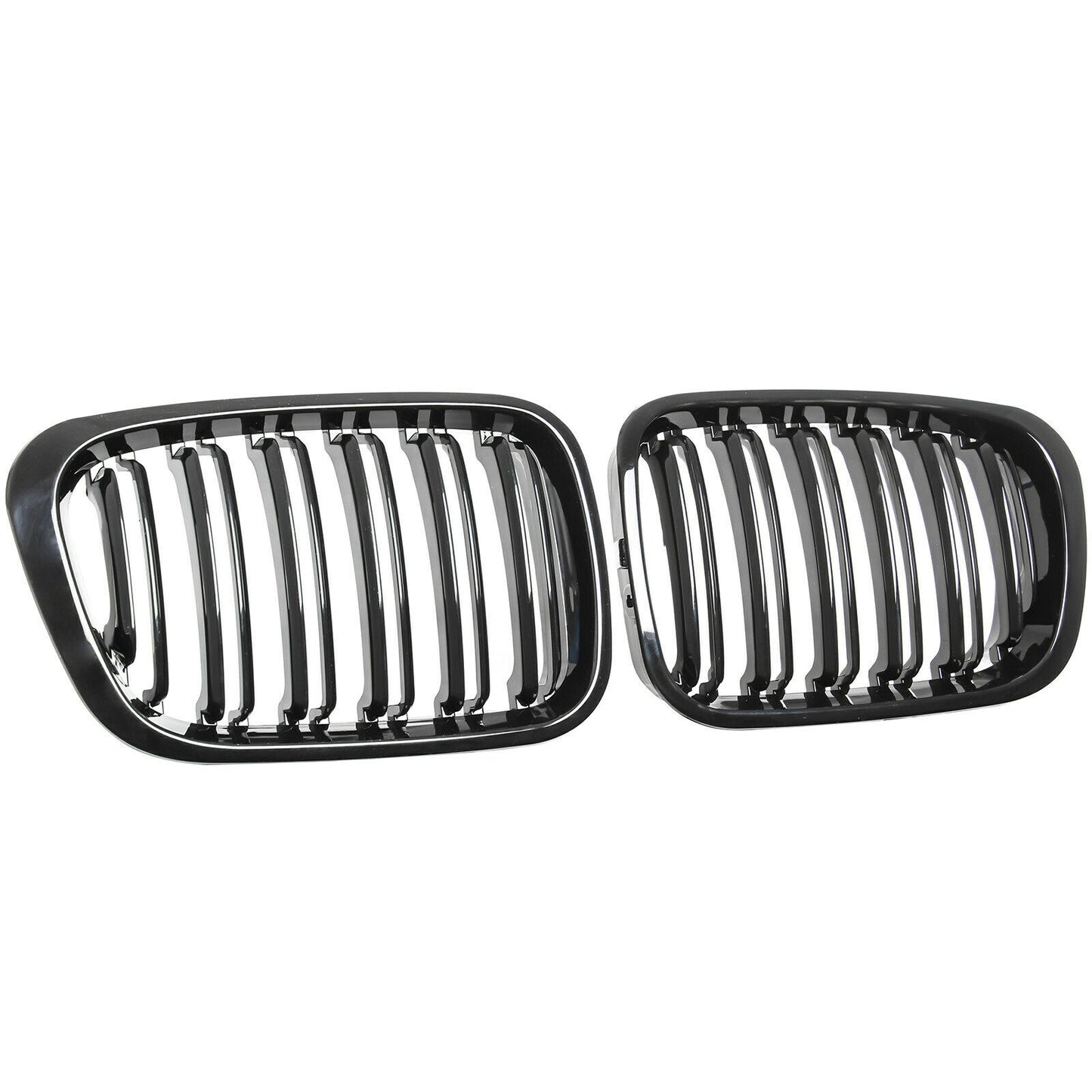 BMW 3 SERIES E46 SEDAN SW 1998-2001 FRONT GRILLES GLOSS BLACK