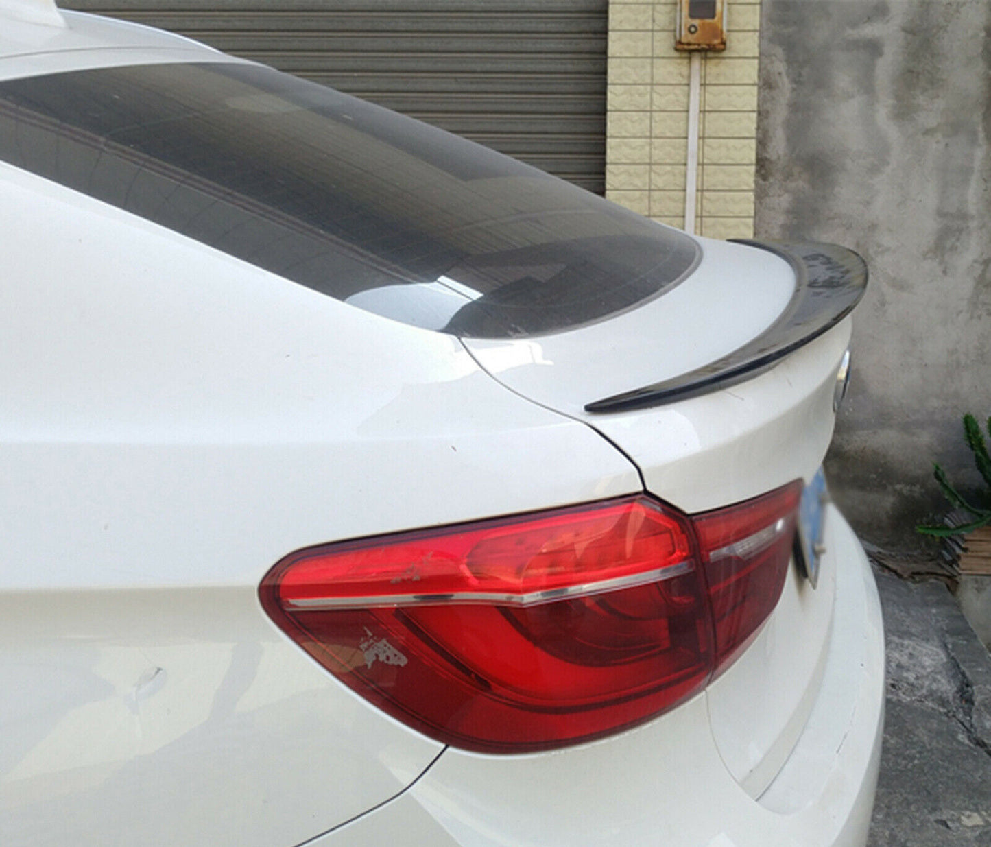 SPOILER POSTERIORE COFANO BMW X6 F16 2014-2019 DESIGN M ABS NERO LUCIDO