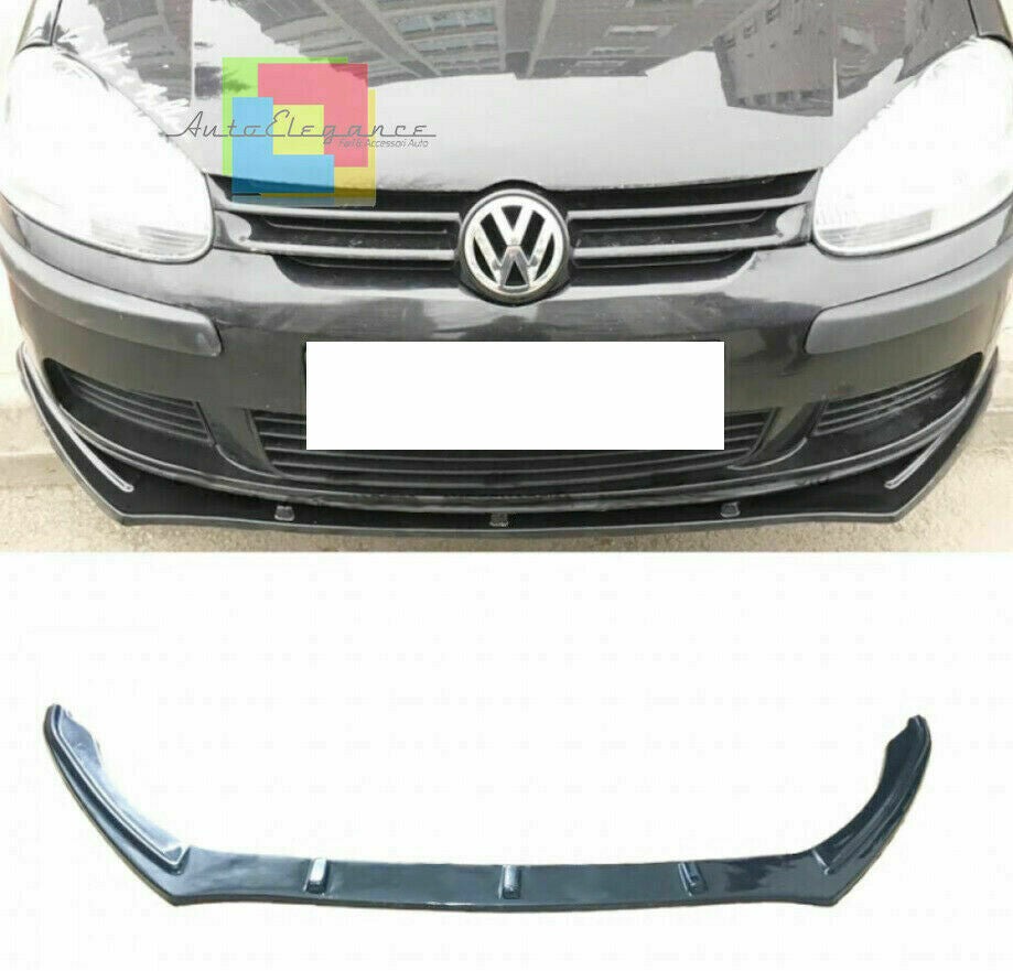 LIP SPOILER UNDER FRONT BUMPER VW GOLF 5 MK5 ABS BLACK 0032
