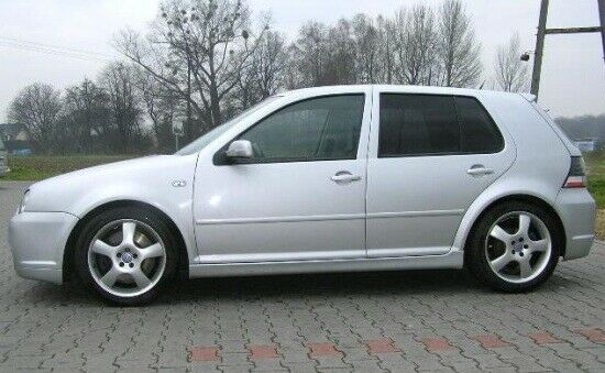 COPPIA MINIGONNE LATERALI PER VW GOLF 4 IV 5 PORTE 1997-2005 DESIGN R32 - AUTOELEGANCERICAMBI