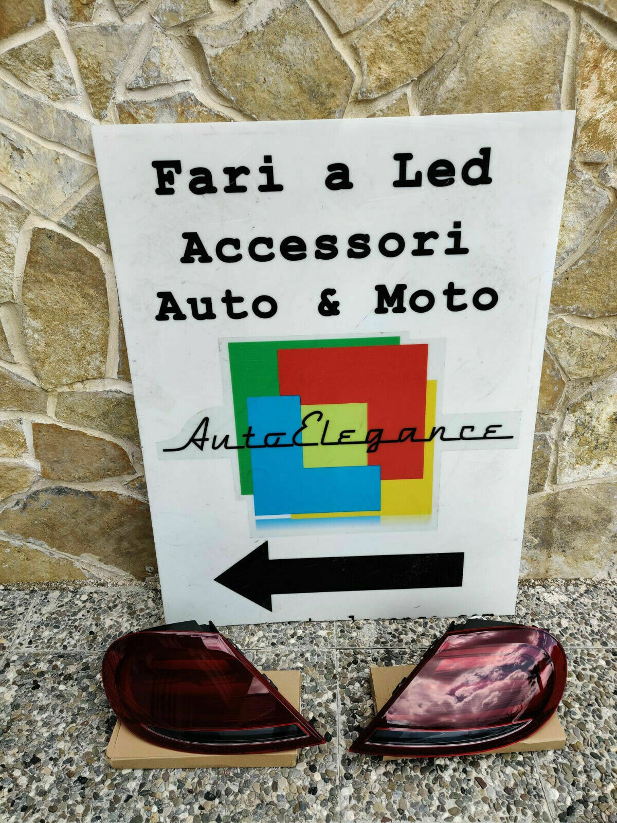 0282 FARI POSTERIORI FULL LED VW BEETLE 5C 2011+ FANALI ROSSI FRECCIA LED AUTOELEGANCERICAMBI