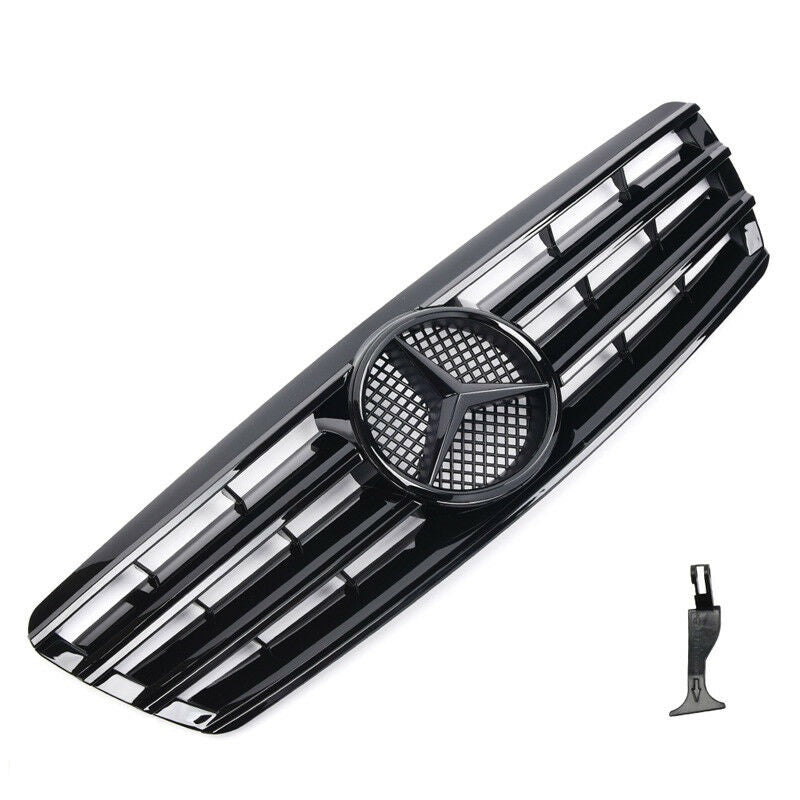 SPORT Front grille GLOSSY AMG look for Mercedes W203 C-Class