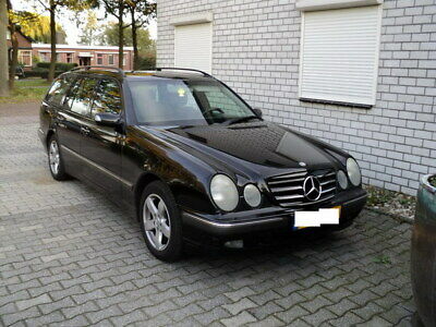 Griglia anteriore cromo nero ottica AMG per Mercedes W210 CLASSE E