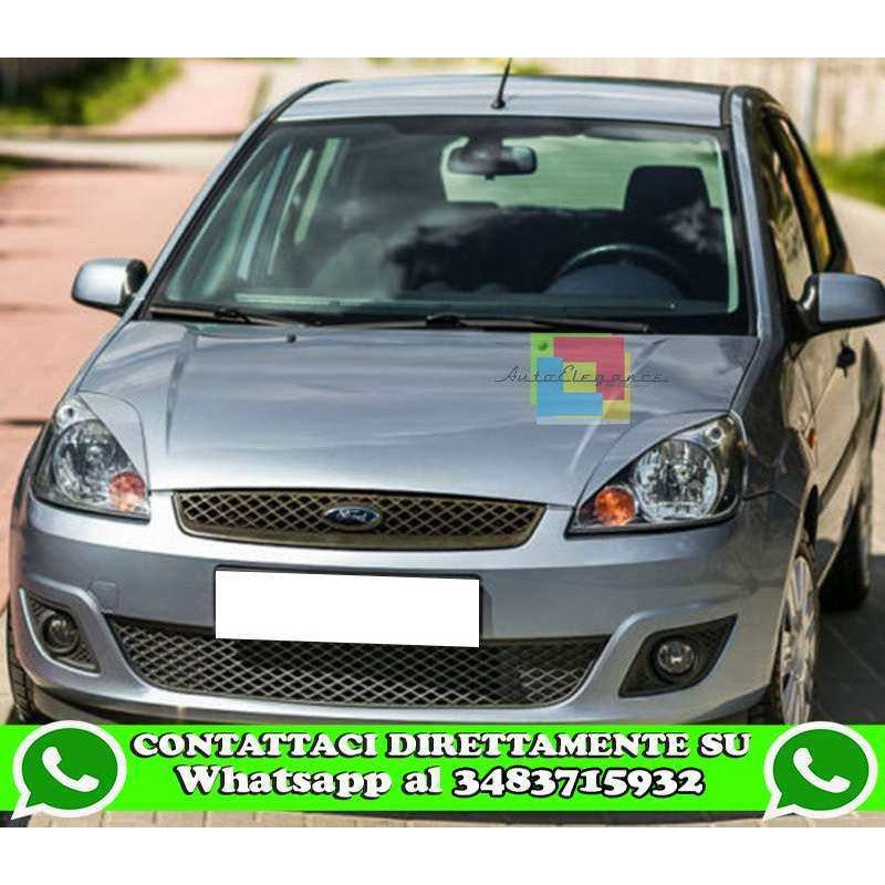 FORD FIESTA MK6 2005-2008 RESTYLING PALPEBRE FARI ANTERIORI LOOK SPORTIVO