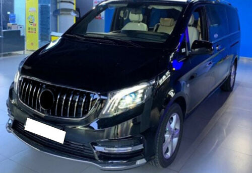 MERCEDES V VITO W447 2019+ LIFT FRONT GRILLE AMG GT-R BLACK PROFILES BLACK