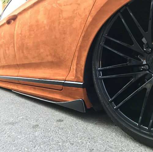 PEUGEOT 208 I 2012+ FLAPS SOTTO MINIGONNE LATERALI ABS NERO LUCIDO