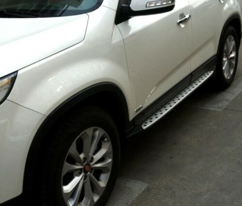PEDANE LATERALI - KIA SORENTO 2009-2015 SOTTO PORTA ANTISCIVOLO PUNTINI