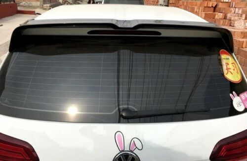VW GOLF 7 VII 2012-2019 REAR ROOF SPOILER RLINE LOOK GLOSS BLACK ABS