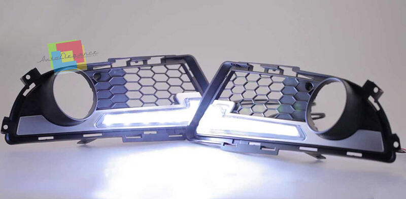BMW E90 E91 08-13 LIFT GRIGLIE FENDINEBBIA LUCI DIURNE LED PER PARAURTI M-TECH AUTOELEGANCERICAMBI