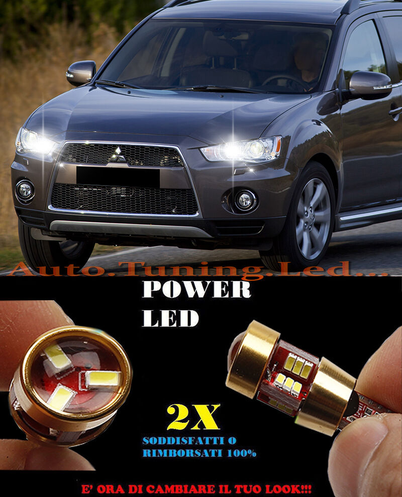 POSITION LIGHTS MITSUBISHI OUTLANDER 06-15 CANBUS T10 WHITE 27 LED SUPER QUALITY