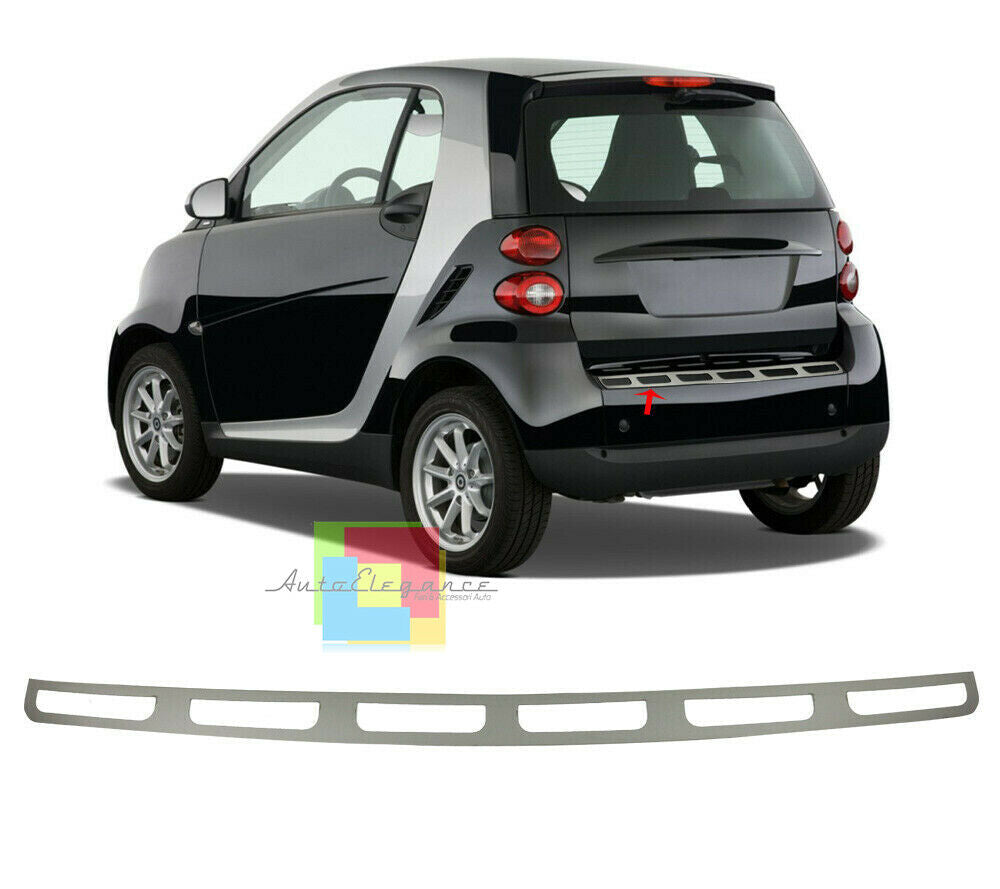 SMART FORTWO W451 2007-2014 CHROME PLATE REAR TAILGATE STAINLESS STEEL