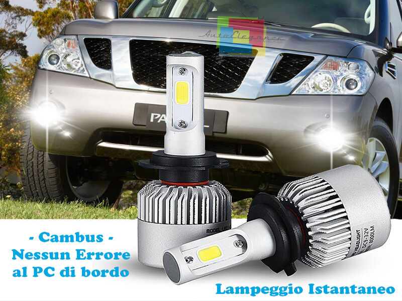 LAMPADE FENDINEBBIA A LED NISSAN PATROL VI 2010+ CAMBUS BIANCO GHIACCIO CREE