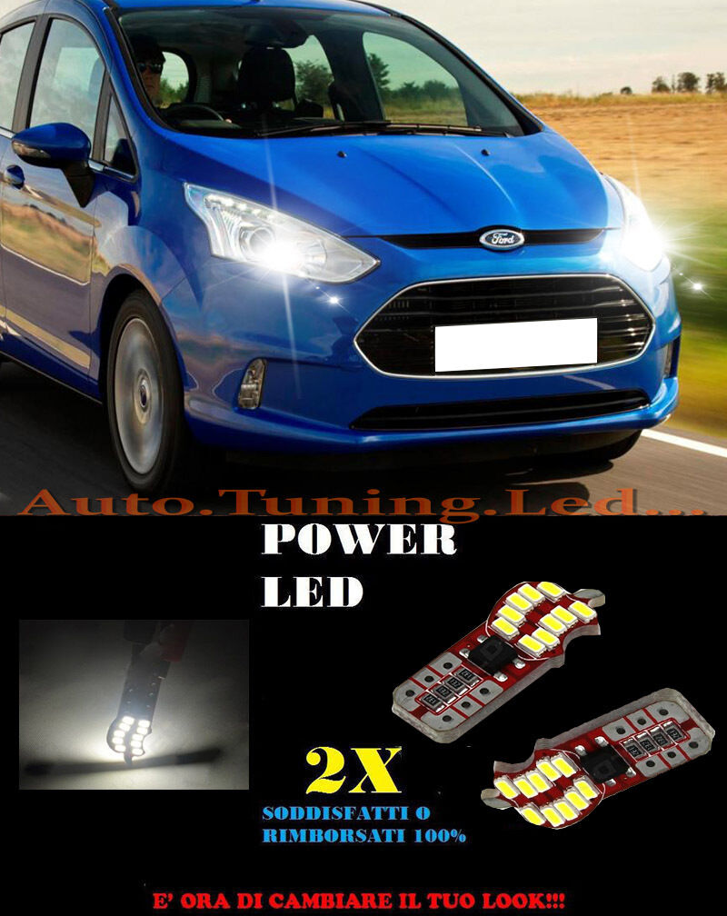POSITION LIGHTS FORD B MAX B-MAX CANBUS T10 WHITE 20 LED SUPER QUALITY