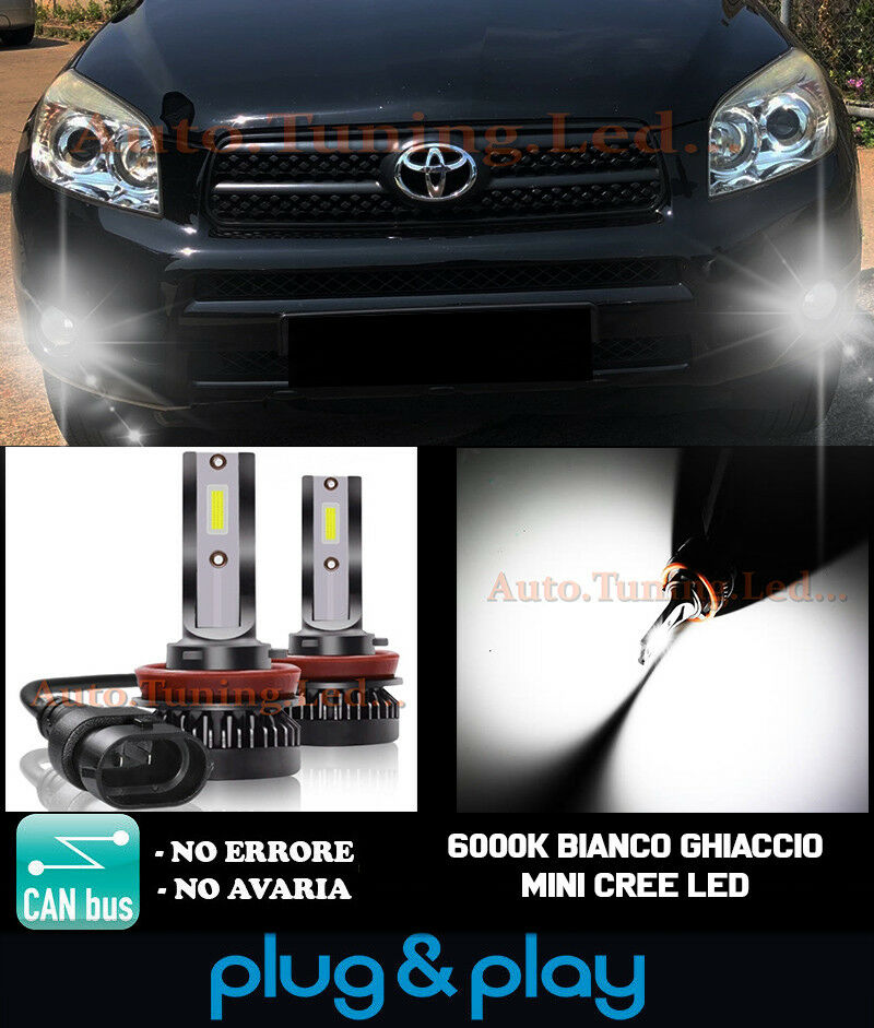 CREE LED FOG LIGHTS TOYOTA RAV-4 III CAMBUS ICE WHITE 8000LM