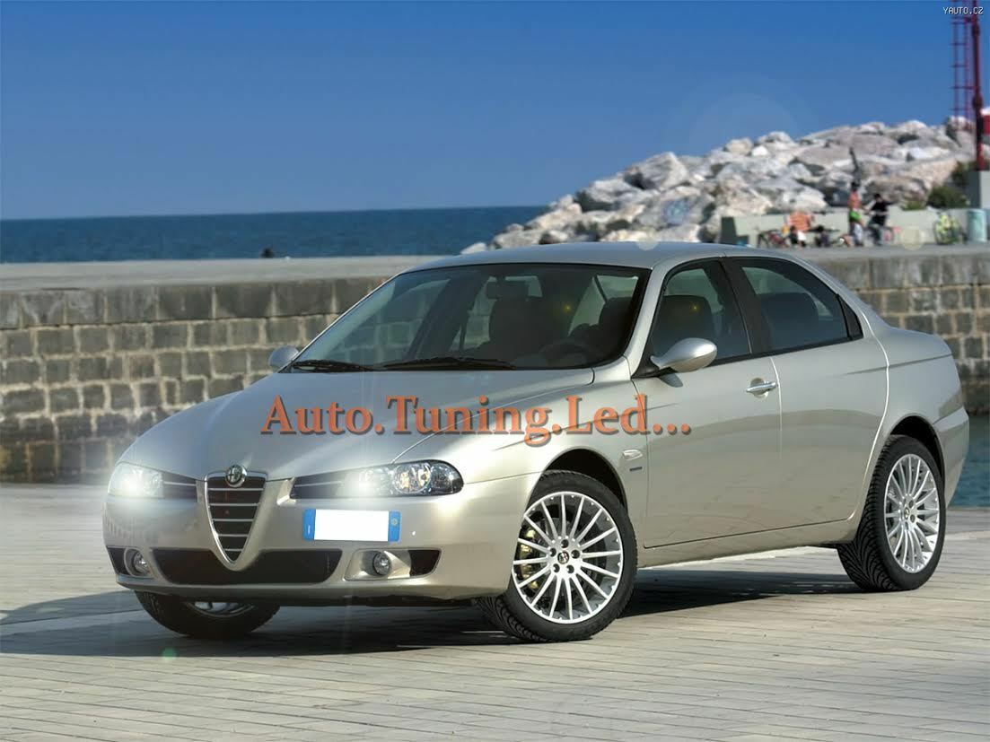 COPPIA LUCI POSIZIONI ALFA ROMEO 156 GIUGIARO CANBUS H6W BIANCO GHIACCIO AUTOELEGANCERICAMBI