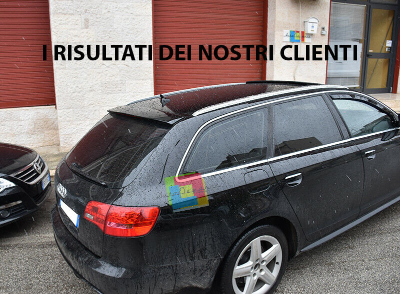 SPOILER S6 SLINE LUNOTTO POSTERIORE PER AUDI A6 4F C6 2004-2011 SUL TETTO