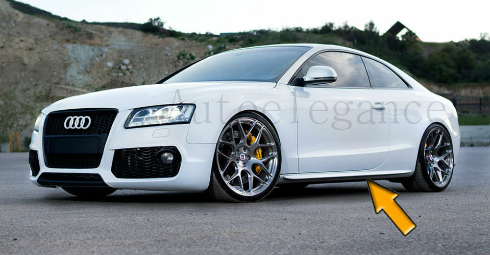 MINIGONNE LATERALI AUDI A5 08-12 Coupe Cabrio LOOK S-LINE SOTTOPORTA