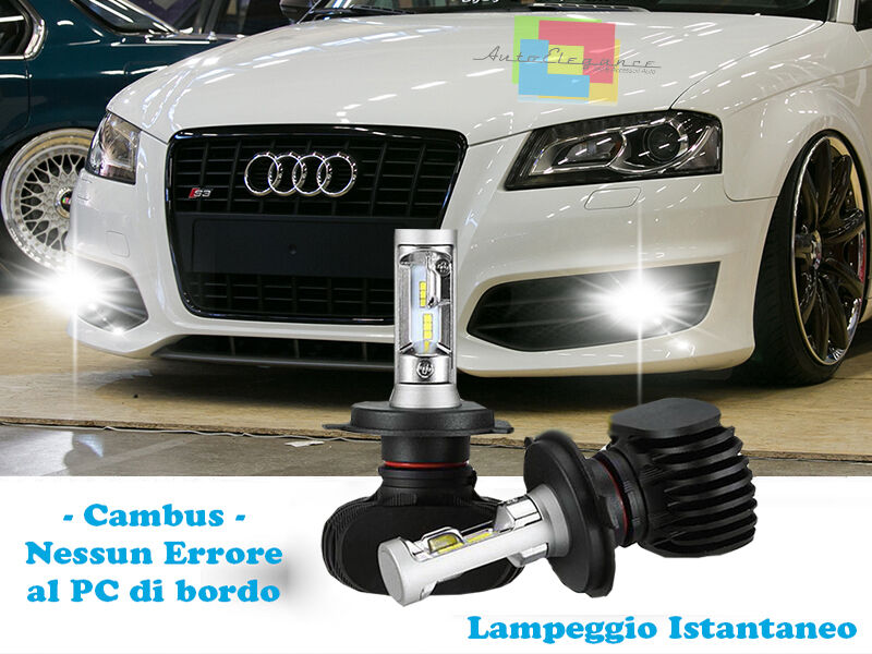 LAMPADE FENDINEBBIA LAMPEGGIO ISTANTANEO LED AUDI A3 8P 2008-2012 6000K CREE