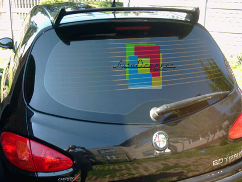 SPOILER SUL LUNOTTO POSTERIORE ALFA ROMEO 147 2000-2010 ALETTONE LOOK SPORTIVO