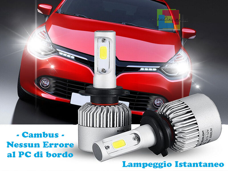 LED LOW BEAM LAMPS RENAULT CLIO 2012+ INSTANT FLASH 6000K