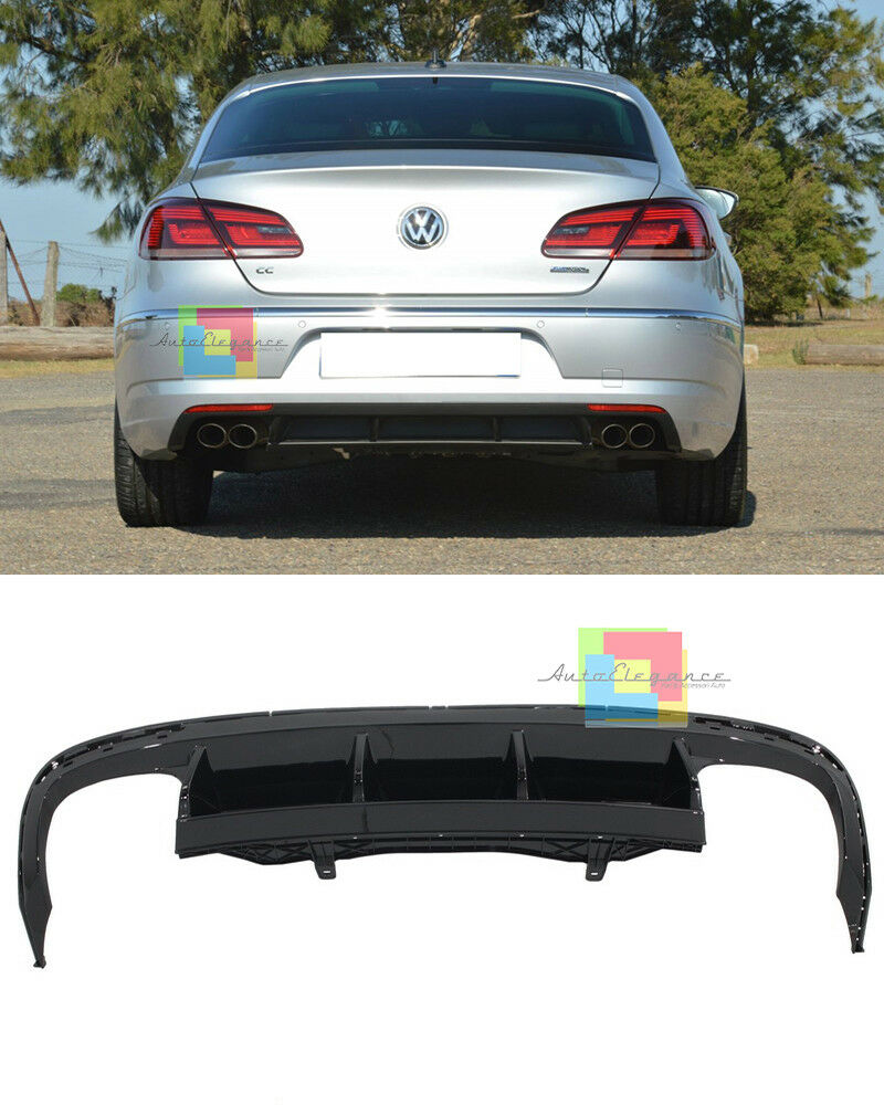 VW PASSAT CC 2012-2017 UNDER BUMPER SPOILER REAR DIFFUSER RLINE