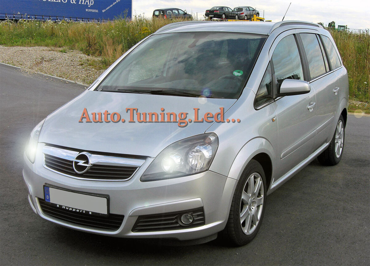 COPPIA LUCI POSIZIONI OPEL ZAFIRA B 05-11 CANBUS H6W BIANCO GHIACCIO AUTOELEGANCERICAMBI
