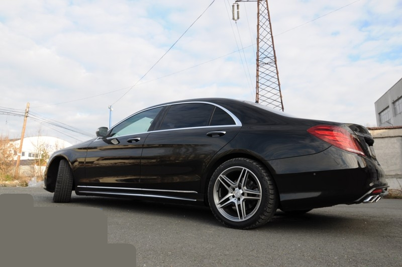 MINIGONNE LATERALI PER MERCEDES-BENZ CLASSE S W222 PASSO LUNGO LOOK S65 DAL 2013 IN POI