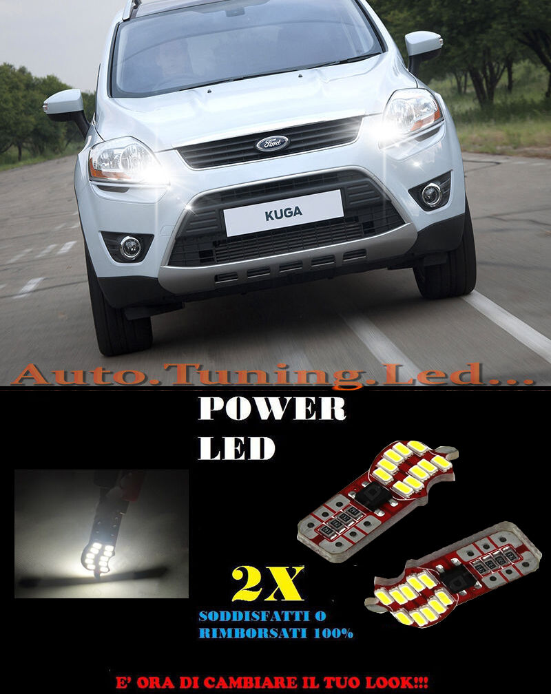 POSITION LIGHTS FORD KUGA 2008-2014 CANBUS T10 WHITE 20 LED SUPER QUALITY