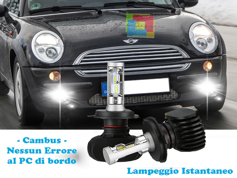 LAMPADE FENDINEBBIA LAMPEGGIO ISTANTANEO A LED MINI R50 R53 2001-2006 6000K