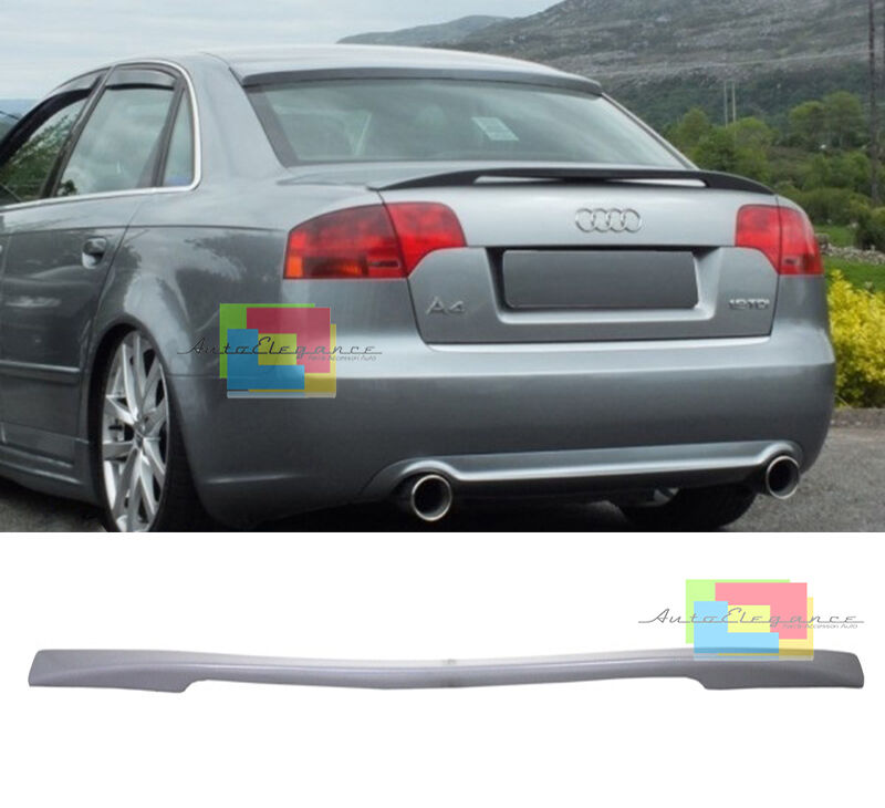 REAR SPOILER AUDI A4 B7 SEDAN 2004-2007 HOOD SPOILER
