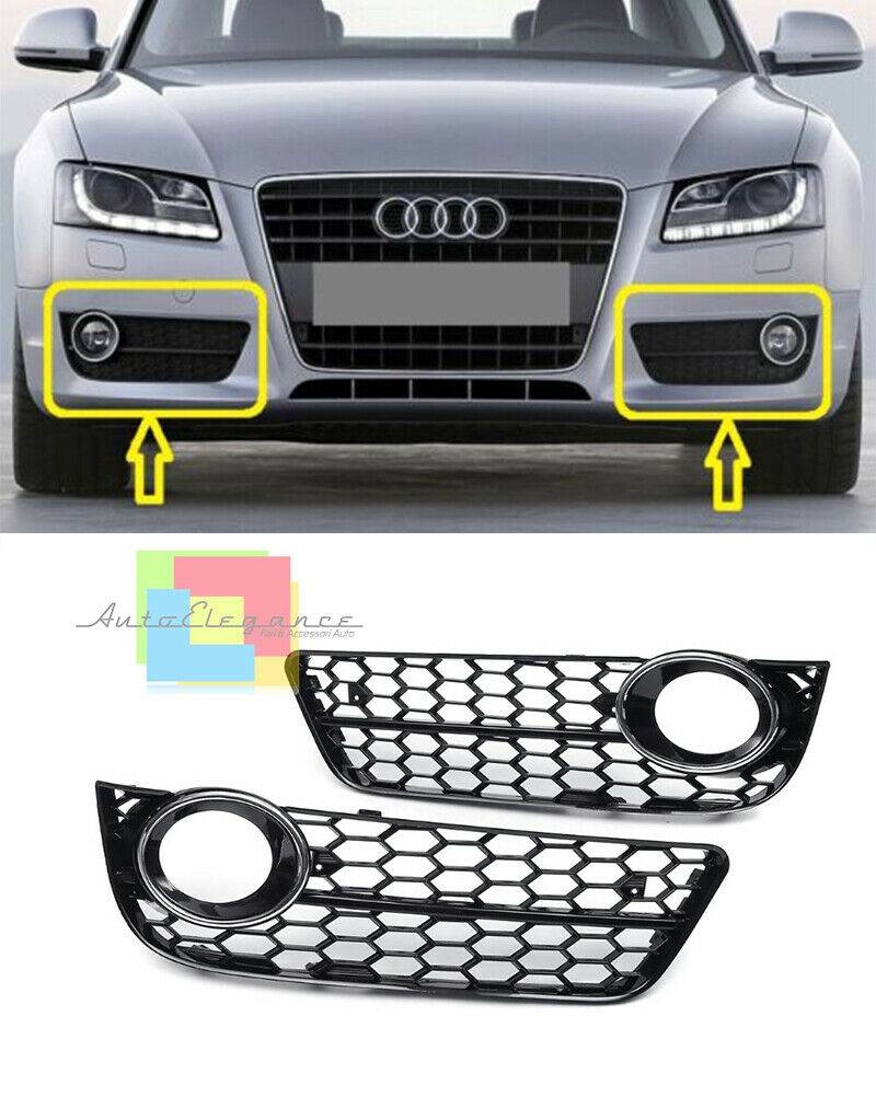 GRIGLIE FENDINEBBIA AUDI A5 2007-2011 COUPE SPORTBACK RS5 IN ABS NIDO D'APE