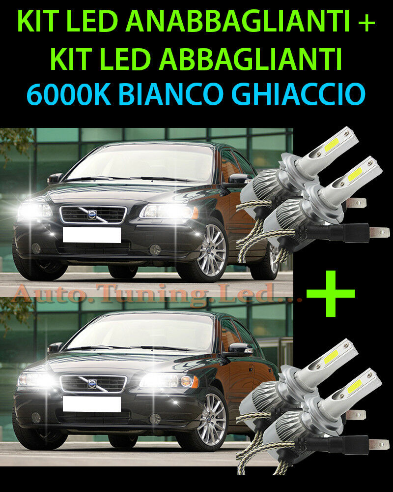 KIT LED LAMPADE ABBAGLIANTI & ANABBAGLIANTI PER VOLVO S60 2000-2010 -.