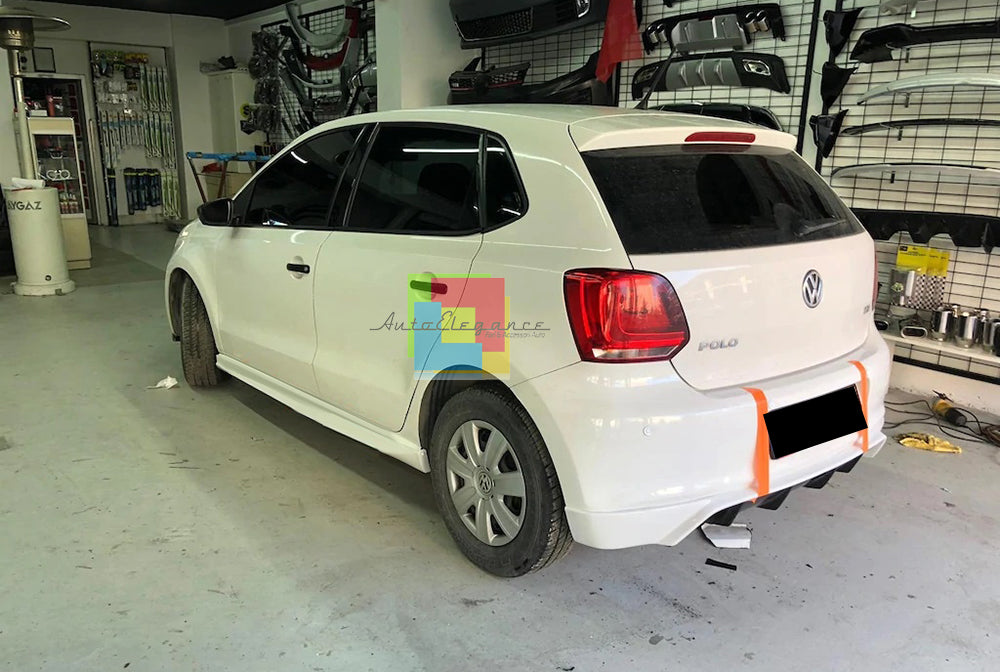 VW POLO 6R 6C 09-17 SPOILER SIDE SKIRTS ABS SPORT LOOK ABS