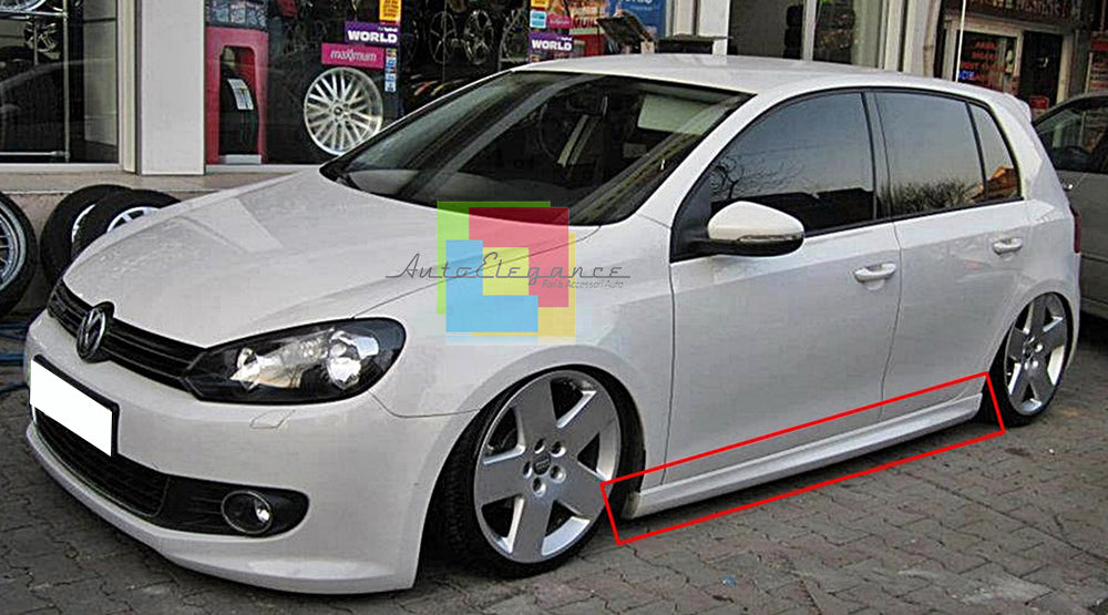 SIDE SKIRTS VW GOLF 6 VI 2008-2012 ABS SPORT LOOK RLINE