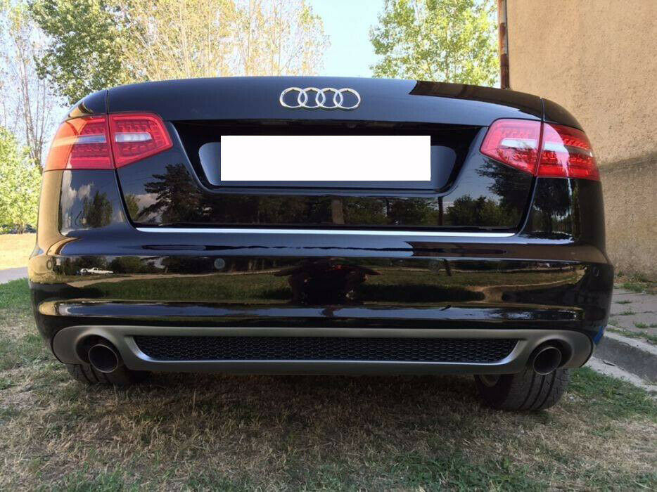 REAR DIFFUSER AUDI A6 4F C6 2008-2011 RESTYLING AVANT SALOON S-LINE