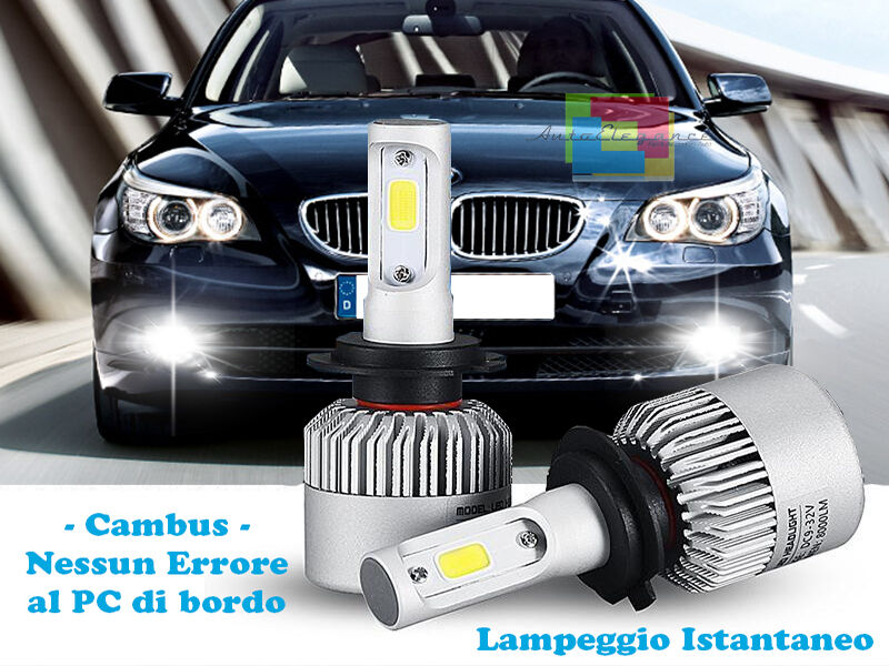 LAMPADE FENDINEBBIA A LED BMW SERIE 5 E60 CAMBUS BIANCO GHIACCIO