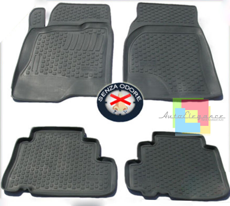 CHEVROLET CAPTIVA 2006+ SET TAPPETINI AUTO IN GOMMA - TAPPETI TOP QUALITA .-. AUTOELEGANCERICAMBI