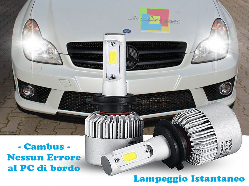 MERCEDES CLS W219 LED LOW BEAM HEADLIGHTS INSTANT FLASH 6000K