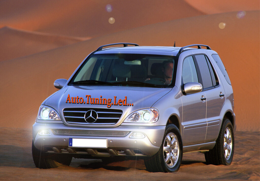 LAMPADE FENDINEBBIA H8 LED CREE RESISTENZA CANBUS 6000K Mercedes W163 98-05