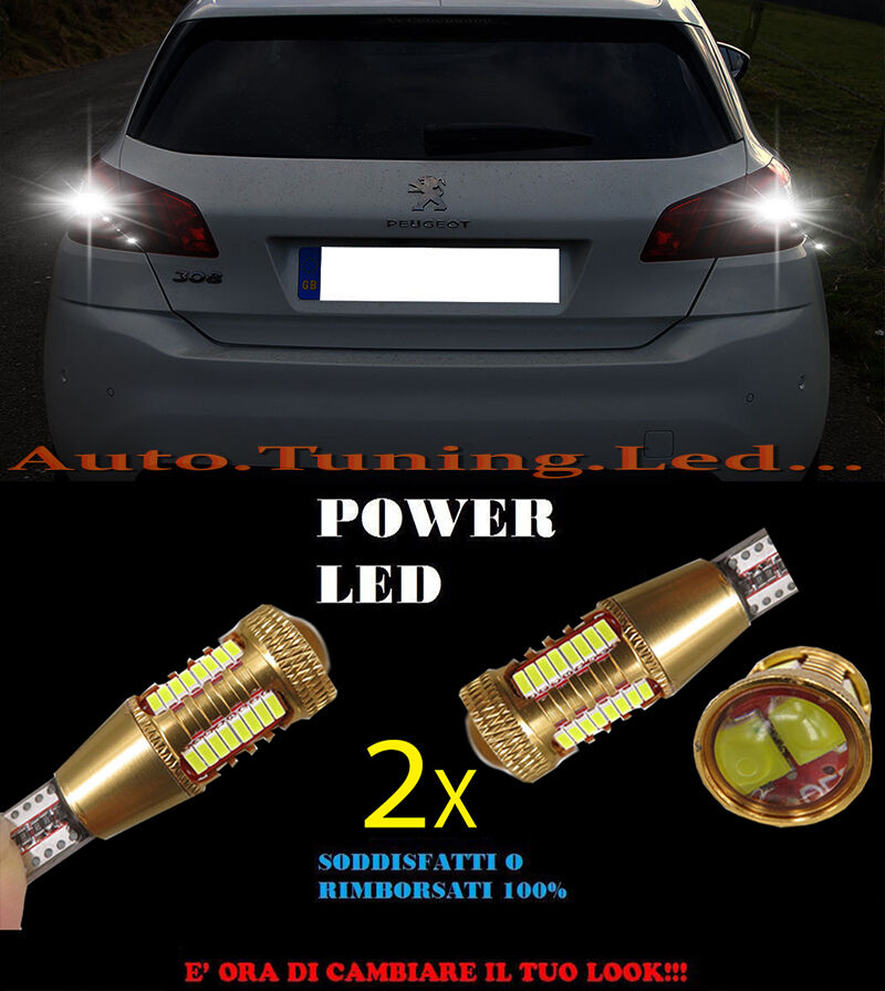 PEUGEOT 308 II LED REVERSING LIGHTS T15 W16W SUPER QUALITY NO ERROR