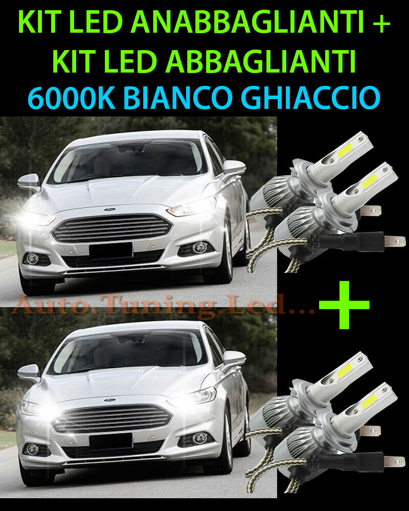 KIT LED LAMPADE ABBAGLIANTI & ANABBAGLIANTI PER FORD MONDEO 2014 IN POI -.