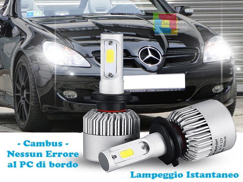 MERCEDES SLK R171 LED LOW BEAM HEADLIGHTS INSTANT FLASH 6000K