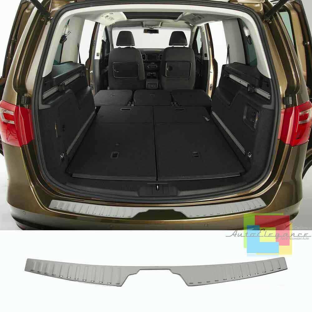 SEAT ALHAMBRA II Dal 2010+ PIASTRA CROMATA PORTELLONE POSTERIORE INOX
