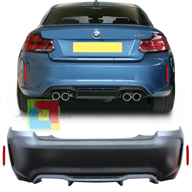 M2 ABS REAR BUMPER FOR BMW 2 SERIES F22 2013-2017 TOP QUALITY ABS -.