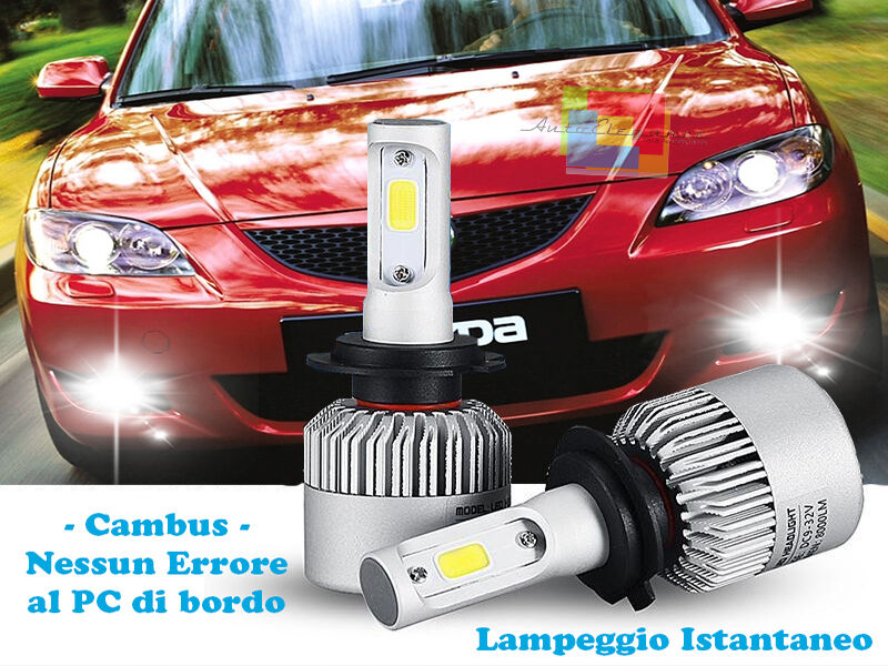 LED FOG LIGHTS MAZDA 3 2003-2009 CAMBUS ICE WHITE CREE